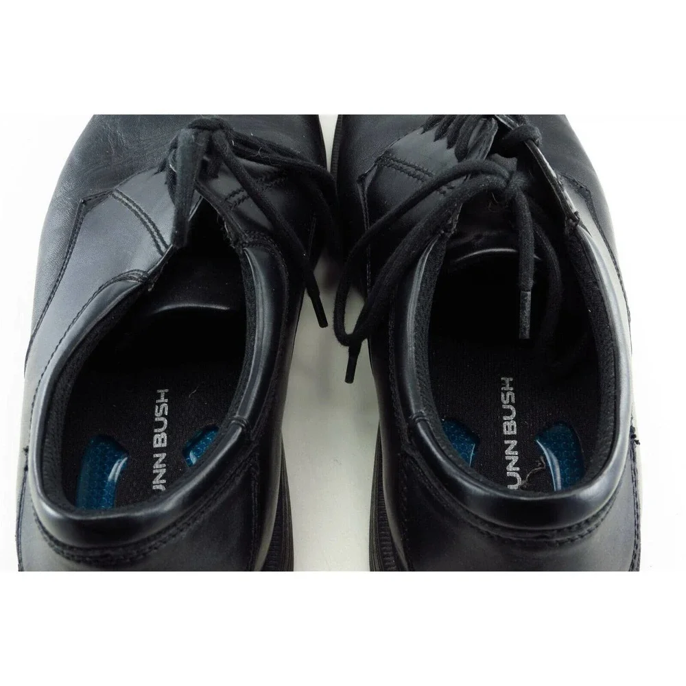 Nunn Bush Shoes Size 10 M Black Derby‎ Oxfords Leather Men